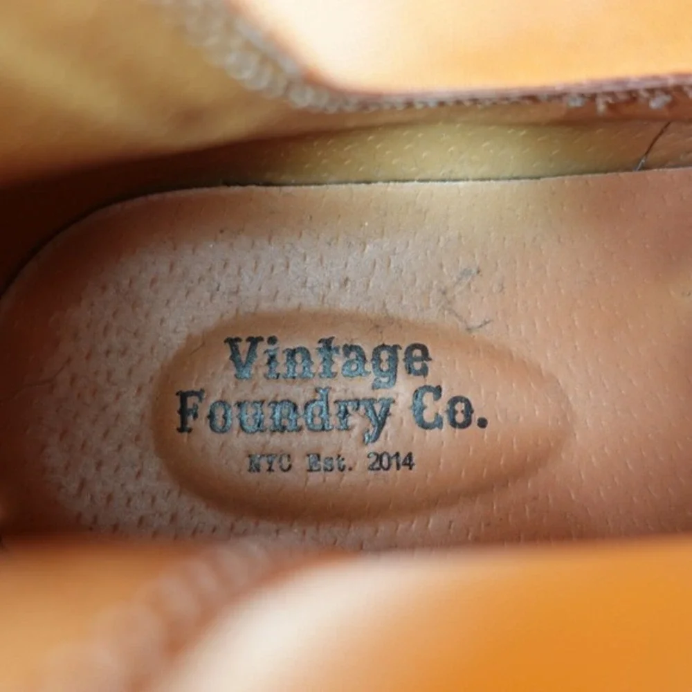 Beige Chelsea Ankle Boots Mens 11 Tan Suede Indie‎ Sleaze VINTAGE FOUNDRY CO